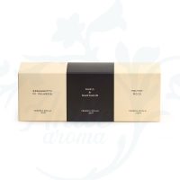 SETS3MJ1 SET 3 VELAS MINI 70 GR BERGAMOTA/BASIL/VELVET Cereria Mollá 1899