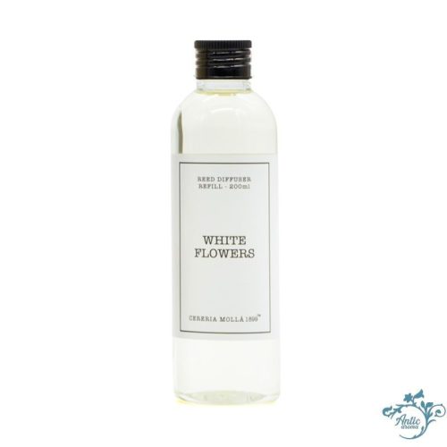 25505 RECAMBIO BOUQUET WHITE FLOWERS 200 ml. Cerería Mollá