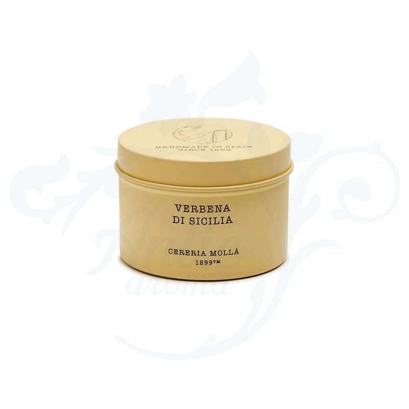 TC5542 VELA EN LATA VERBENA DI SICILIA Cereria Mollá 1899