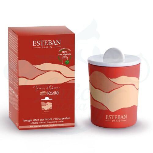 TOK-009 VELA DECORATIVA RECARGABLE TERRE D'OCRE KARITÉ Esteban París