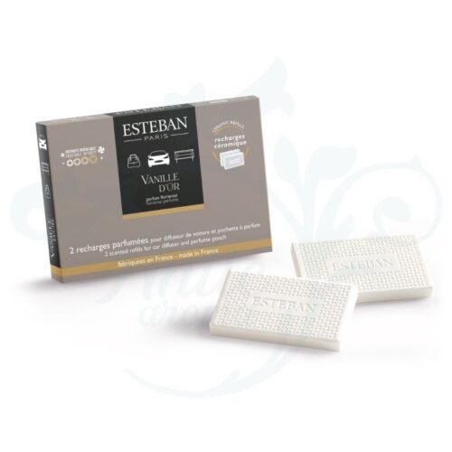 PACK 2 RECARGAS DIFUSOR COCHE VANILLE D'OR Esteban París